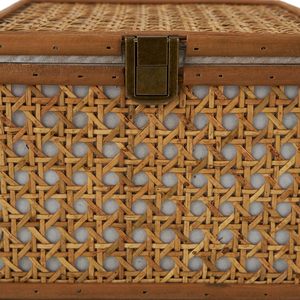Discover our latest handcrafted rattan <b>collection</b> – a set of 2 decorative rattan & wood <b>boxes</b> from Vietnam, designed for style - Product Image 4