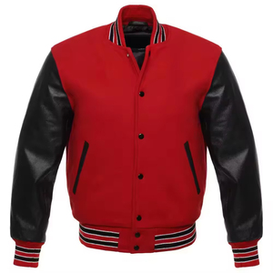 Chaqueta Varsity con Capucha Personalizada al por Mayor, Unisex, para Invierno, con Logotipo en el Frente, 100% Lana, Tallas Grandes para Adultos - Product Image 3