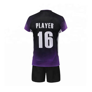 Uniforme de volley-ball personnalisé sublimé pour hommes, 100 % polyester, dernier design, uniforme de volley-ball durable - Product Image 2
