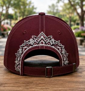 Gorra de Béisbol con Logotipo Bordado en 3D, 6 Paneles, Algodón, Estilo Urbano, Ajustable, Unisex, Casual para Adultos, Panel Frontal Geométrico - Product Image 2