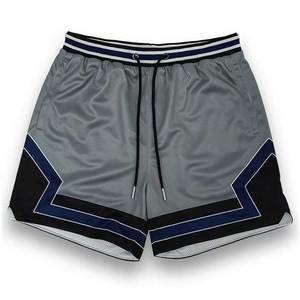 Shorts de basketball sportifs haute performance, solides, actifs, athlétiques, avec logo personnalisé, en polyester/spandex, qualité supérieure, prix de gros - Product Image 1