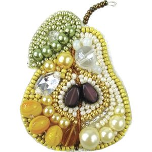 Broche Decorativo de Animales Adorables con Cuentas de Semillas y Perlas Bordadas, Elegante Hecho a Mano, Accesorio - Product Image 2