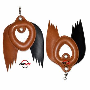 ORVO SPORTS OR-LURES-423 Leurre de fauconnerie en cuir avec tige en bois, léger, pour l'entraînement des oiseaux, accessoire de chasse et d'entraînement en extérieur - Product Image 1