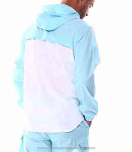 ชุดวอร์มผ้าไนลอนสำหรับผู้ชายชุดวอร์ม2ชิ้นซิปซิปดีไซน์ล่าสุด - Product Image 6