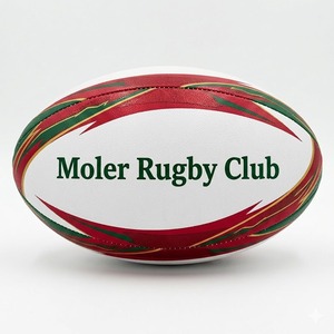 Ballons de Rugby personnalisables de haute qualité matériau en caoutchouc Durable pour les matchs d'entraînement fournisseur d'usine direct pour les balles de Rugby de Match - Product Image 5