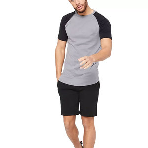 Ensemble de jogging d'été pour hommes, t-shirt avec short assorti, ensembles de shorts de sport pour hommes, t-shirt et short, service OEM unisexe - Product Image 5
