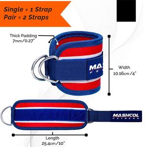 Sangles de cheville d'haltérophilie avec Logo personnalisé de qualité supérieure pour Machines à câble, vente en gros - Product Image 6