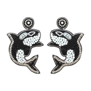 Pendientes de Diseño Tradicional de Alta Gama, Joyería de Moda Hecha a Mano, Abalorios, Suministros al por Mayor, Pendientes Artesanales Bordados - Product Image 1
