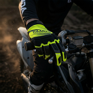 Gants de VTT et de motocross avec logo personnalisé |   OEM Tissu respirant antidérapant pour la paume Vente en gros Directement de l'usine - Product Image 2