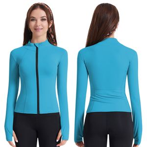 Chaqueta de Yoga Exclusiva para Mujer, Ligera, Ajustada, Sudadera con Capucha para Fitness, Prenda Deportiva Transpirable para Gimnasio y Running - Product Image 4