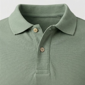 เสื้อโปโลพรีเมียมสำหรับผู้ชาย แบบสั่งทำพิเศษ ลายเรียบ แขนสั้น ใส่เล่นกอล์ฟหรือลำลอง ระบายอากาศได้ดี เสื้อกีฬา สีสันปรับแต่งได้ - Product Image 4