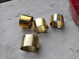 Servilletero de latón Vintage hecho a mano, la mejor calidad, forma redonda, precio UCI's Vintag - Product Image 3