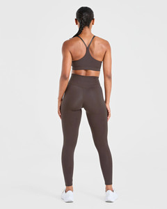 Leggings de Yoga Casuales de Alta Calidad para Mujer, 100% Algodón, Antibacterianos, Transpirables, Cintura Alta, Sin Costuras, Estampado Personalizado - Product Image 4