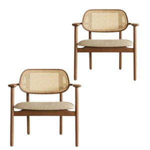 Chaises longues en bois de teck naturel de salon avec la conception simple de rotin fabriquant en Indonésie - Product Image 5