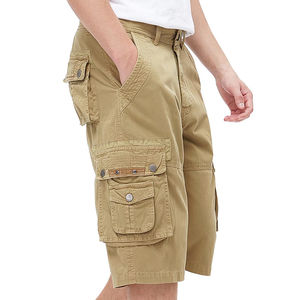 Pantalones Cortos Cargo para Hombre, de Algodón, Cómodos, Ligeros, con Múltiples Bolsillos, Casuales, para Verano - Product Image 1