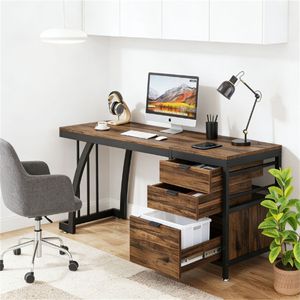 Scrivania per Computer, Tavolo da Studio e Insegnamento per Uso Ufficio - Product Image 3