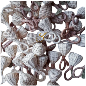 Juguetes en Oferta para Niños, Sonajero de Ratán para Bebés, Sonajero de Ratán Hecho a Mano, Decoración, Proveedor de Vietnam - Product Image 5