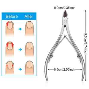 Professional Stainless Steel Nail Nippers Toe And Finger Nail Trimmer Clippers Manicure Scissors Cutter Tool Cuticle Nipper - Product Image 2