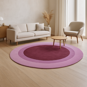 Tapis modernes en laine de Nouvelle-Zélande, tuftés à la main, design patchwork, grands tapis haut de gamme, tapis abstraits uniques pour salon. - Product Image 3