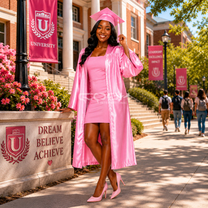 Tenues de Cérémonie Unisexe en Polyester pour Sororités et Fraternités Internationales Grecques Cosh International – Robes de Remise de Diplôme pour Usage Scolaire - Product Image 3