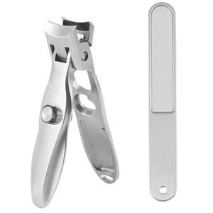 Coupe-ongles en acier inoxydable à bord tranchant pour ongles épais, idéal pour la manucure et la pédicure (ongles des mains et des pieds) - Product Image 1