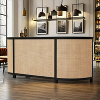 Meubles de comptoir de bar modernes de super qualité pour hôtels cafés restaurants avec tabouret de bar et chaise design