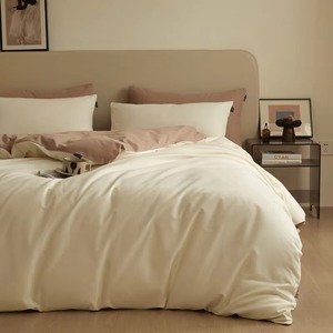 ชุดผ้าห่มนวมลายทางสีน้ำเงินทันสมัย ผ้าฝ้ายนุ่มสบาย 4 ชิ้น - Product Image 4