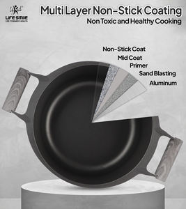 Juego de Utensilios de Cocina Antiadherentes Premium con Mangos de Baquelita Resistentes al Calor, Tapas Metálicas Ahorradoras de Energía y Base Apta para Inducción - Product Image 4