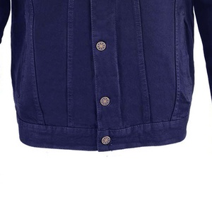 Veste en jean vintage élégante pour homme, personnalisable, tendance printemps, 100 % coton respirant, logo frontal - Product Image 6