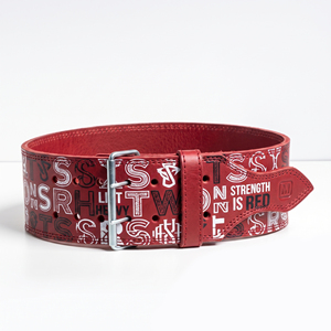 Power Bodybuilding Weightlifting Printed Belt Gym Trainer Heavy Duty 10MM Prong Sublimation Belt Gym Leather Belts Unisex - Product Image 1
