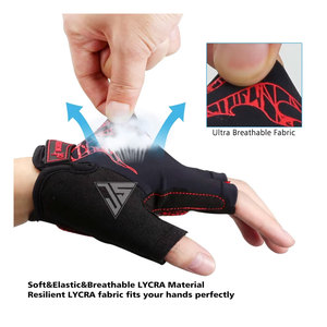 Guantes de ciclismo personalizados de medio dedo para motocross, guantes de carreras para motocicleta, guantes de verano para BMX, MTB, DH, para hombre - Product Image 3