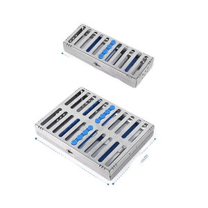 Casetes de Esterilización, Bandeja Quirúrgica y Kit de Instrumentos de Llenado, Equipo Dental Manual de Acero Inoxidable - Product Image 1