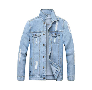 Veste en jean premium pour homme, classique, boutonnée, décontractée, conçue pour un confort quotidien, les voyages et un style intemporel - Product Image 1