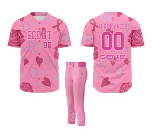 Nouvelle conception de vêtements de sport, uniforme de baseball, faible MOQ, uniforme de baseball 100% polyester - Product Image 1