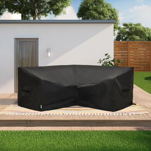 ผ้าคลุมโซฟาแบบตัวแอล 600D ผ้าอ๊อกซ์ฟอร์ดอย่างดี ผลิตตามสั่ง ผลิตในเวียดนาม ดีไซน์ทันสมัยเรียบง่าย สำหรับเฟอร์นิเจอร์ระเบียง ผ้าคลุมโซฟา 1 ชิ้น - Product Image 4