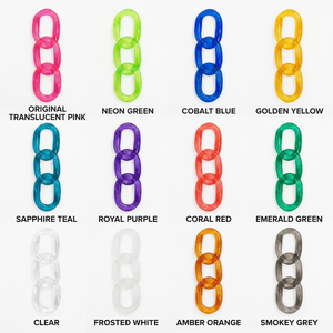 Wholesale Custom Pink Resin Chain Sculpture Artistic Decorative Home Halloween Festive Theme Casting Technique Animal Shape - Product Image 2