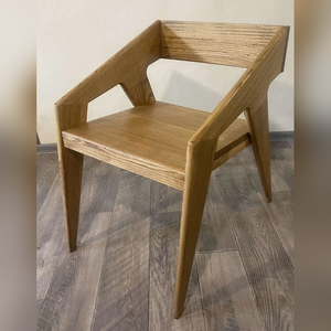 Sillón Moderno y Duradero de Madera Maciza de Fresno, Silla de Comedor de Estilo Escandinavo, Muebles Contemporáneos Toan Phong - Product Image 3