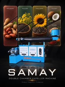 New Commercial Groundnut <b>Oil</b> Extraction <b>Machine</b> Tandem Screw <b>Press</b> Double Chamber <b>Oil</b> Expeller 8 Ton Daily Capacity 25 HP Power - Product Image 1