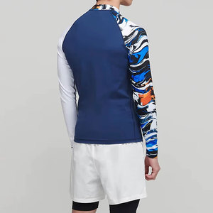 Impression de logo personnalisée, rashguard léger pour hommes, prix de gros, rashguard uni pour hommes, bonne vente - Product Image 5