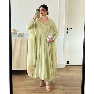 Vestido de Diseñador con Corte en A para Fiestas, Cintura Imperio con Bordado de Lentejuelas Arcoíris - Product Image 5