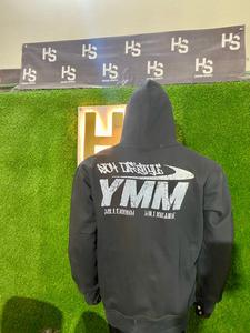 Stylish Unisex Pullover Streetwear <b>Fleece</b> Screen Print Sweatshirt Wholesale Custom Color <b>Black</b> Hoodie 2026 - Product Image 5