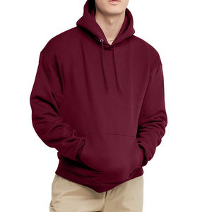 Suéteres de Alta Calidad, Básicos de Algodón, Sudaderas con Capucha para Hombre, Color Puro, Tallas Grandes, Sudaderas con Capucha con Logotipo Personalizado, Suéter Personalizado para Hombre - Product Image 1