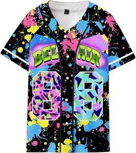 Venta al por mayor de camisetas de béisbol de moda baratas OEM 2022, camisetas de béisbol lisas al por mayor, últimos diseños de camisetas de béisbol - Product Image 1