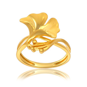 Luxury 18K Gold Plated Calla Lily Flower <b>Adjustable</b> <b>Ring</b> for Women Nature Inspired Floral Open Finger <b>Ring</b> Elegant Wedding <b>Ring</b> - Product Image 1