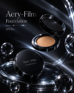 Lightweight SPF50+ Liquid Foundation Aery Film Smooth Coverage <b>Base</b> <b>Makeup</b> OEM ODM Private Label Cosmetic - Product Image 1
