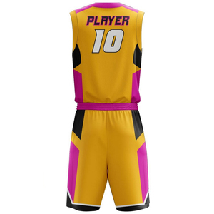 Ensembles de maillots et shorts réversibles respirants imprimés 2026 – Uniformes de basketball personnalisés entièrement sublimés à séchage rapide - Product Image 5