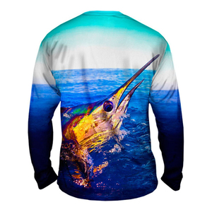 Chemises de pêche anti-UV à séchage rapide, personnalisables pour hommes, vêtements de pêche vierges sur mesure - Product Image 3