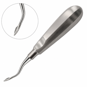 Ergonomic Manual Dental Root Elevator No.2 Inside Curved Stainless Steel <b>Tooth</b> Extraction Surgical Instrument - Product Image 4