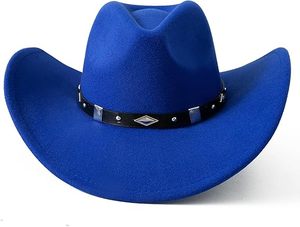 Chapeau Western Unisexe Style Cowboy Outback à Large Bord, Chapeau de Brousse Haut de Gamme en Cuir Pleine Fleur, Tendance Marché Américain et Européen, Idéal pour les Voyages en Plein Air Toutes Saisons - Product Image 1