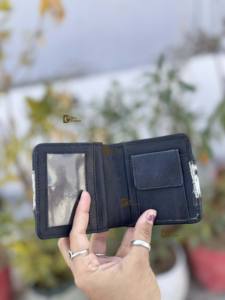 Portefeuille en cuir véritable de haute qualité, imprimé cuir de vache, pour homme, porte-cartes, vente chaude, cadeau pour lui - Product Image 4